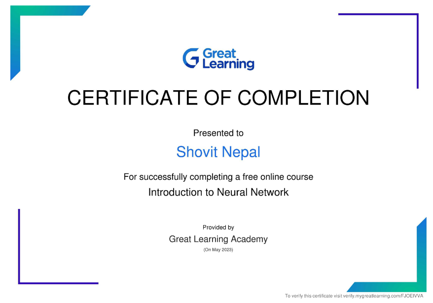 certificate image