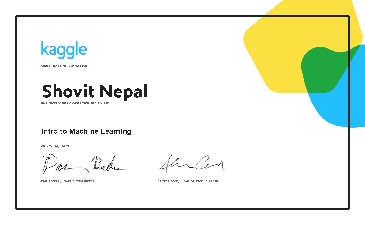 certificate image