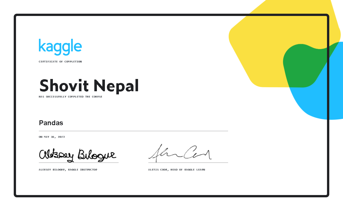 certificate image